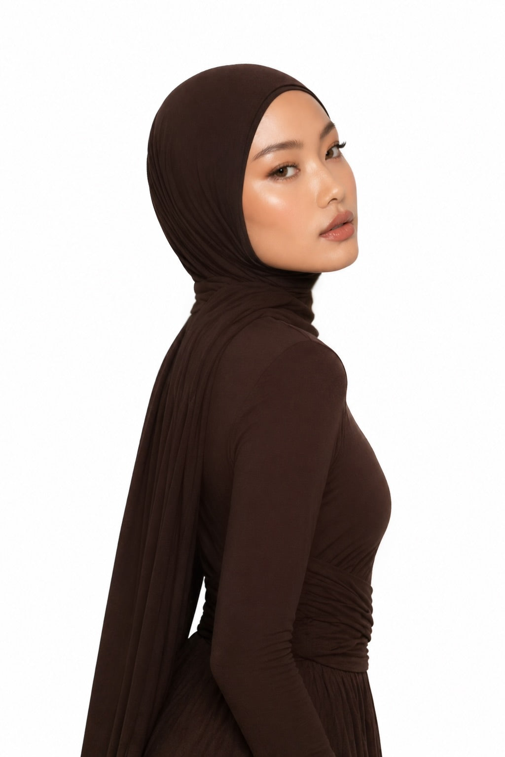 Cocoa Brown Jersey Hijab