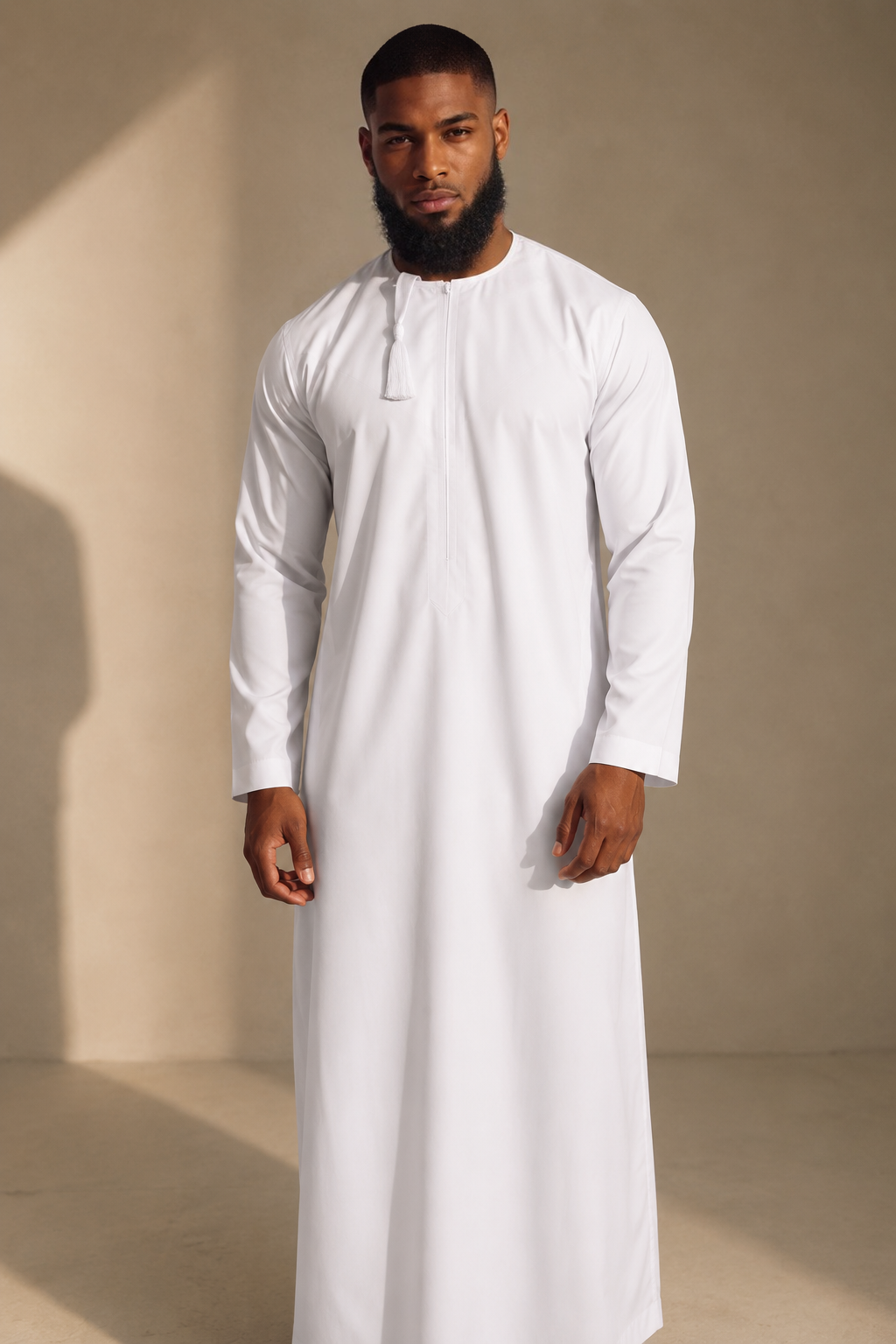 Frost White Omani Thobe