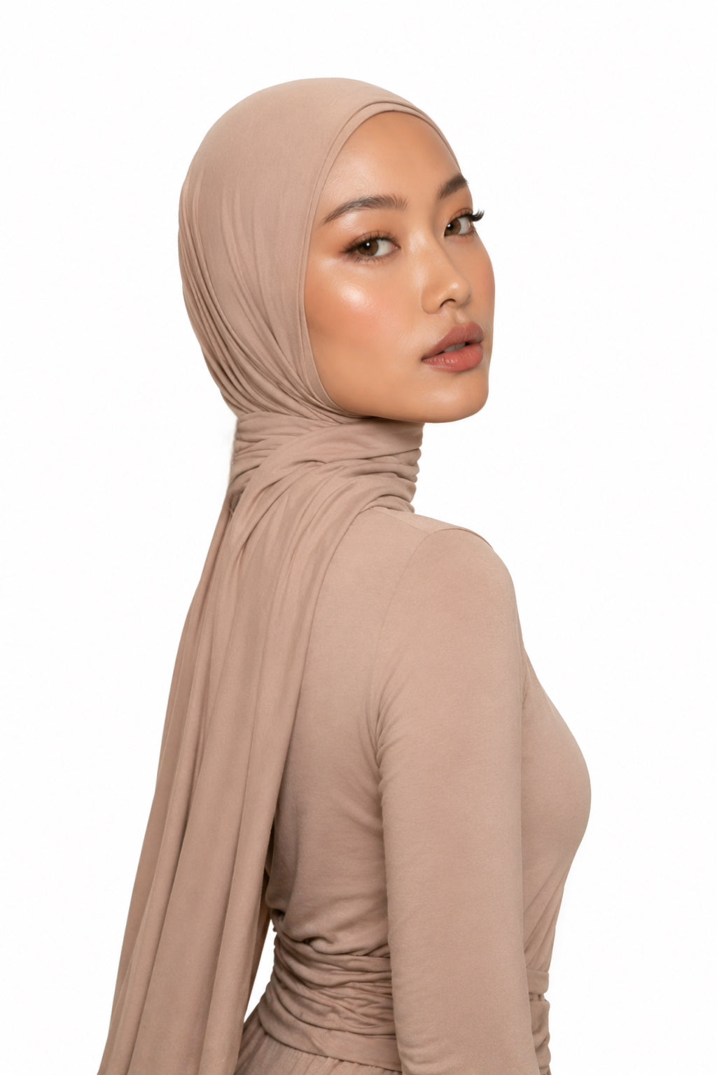 Malt Pudding Jersey Hijab