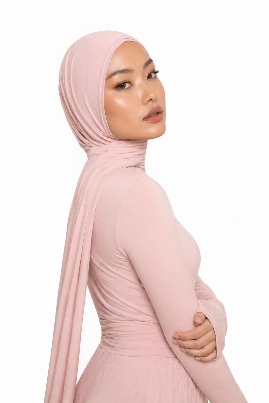 Tea Blush Jersey Hijab