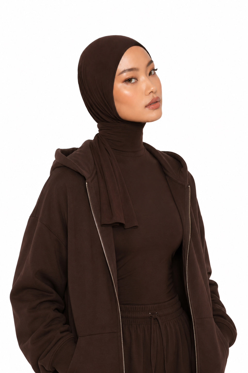 Mini Cocoa Brown Jersey Hijab