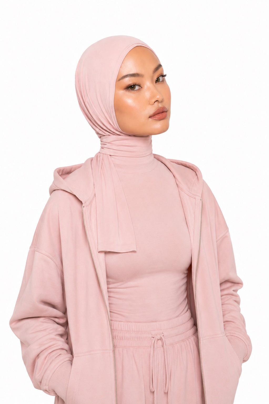 Mini Blush Jersey Hijab