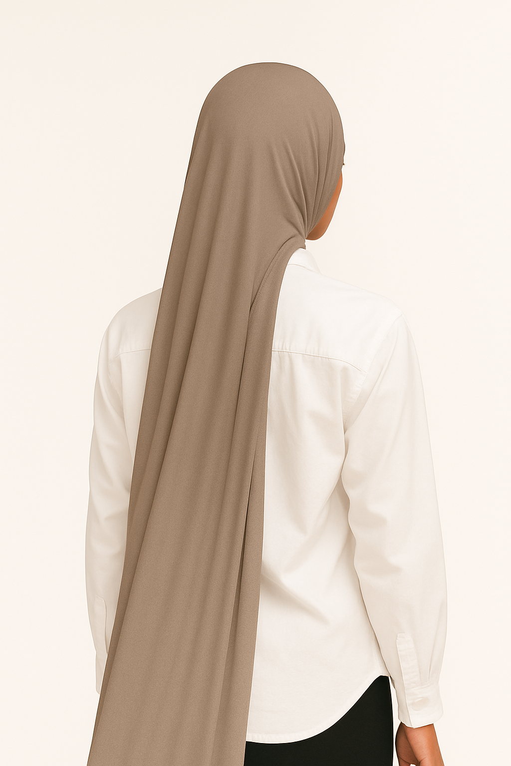 Nude Taupe Jersey Hijab